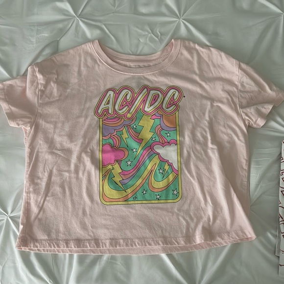 Women’s Cropped Band Tee - Picture 1 of 3